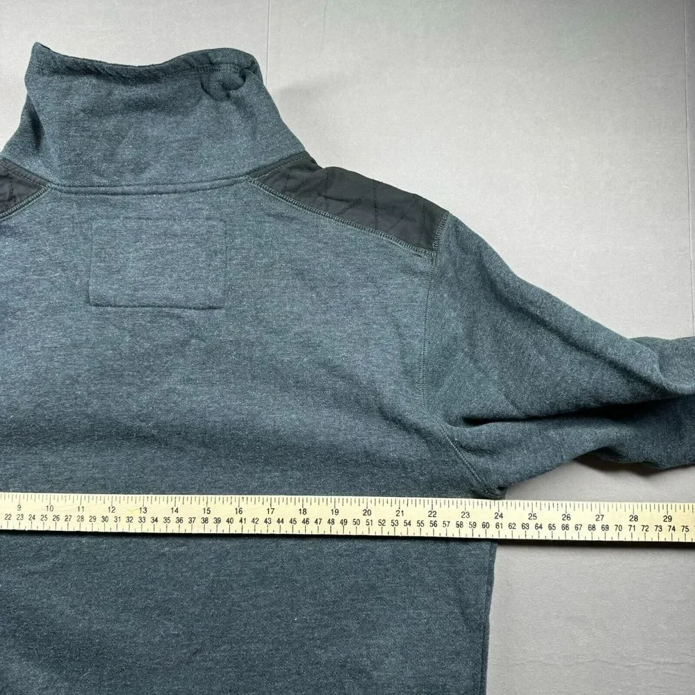 Saltrock 1988 Sweater Mens Large Button Neck 1/4 Gray Cozy Streetwear Gorpcore‎